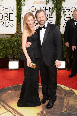2014 Golden Globes - Red Carpet - Leslie Mann and Judd Apatow